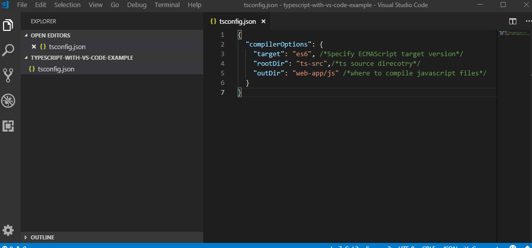 TypeScript - Developing TypeScript with Visual Studio Code IDE
