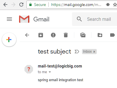 Spring - JavaMail Integration Example